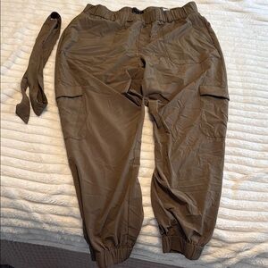 J. Crew Women's Olive Track Pants